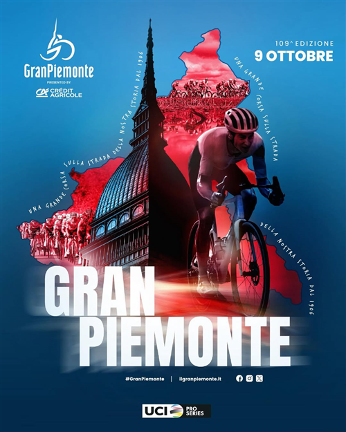 Gran Piemonte 2025 - 9 ottobre - Modifiche alla viabilità per la corsa ciclistica