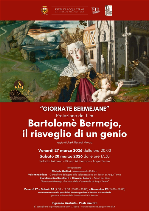 Giornate Bermejane dal 27 al 29 marzo 2026