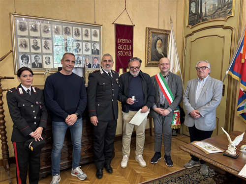 Consegna attestato al valore al Cav. Giovanni Goglione