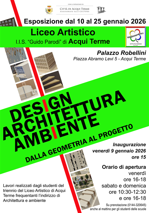 DESIGN, ARCHITETTURA, AMBIENTE. Dalla geometria al progetto.