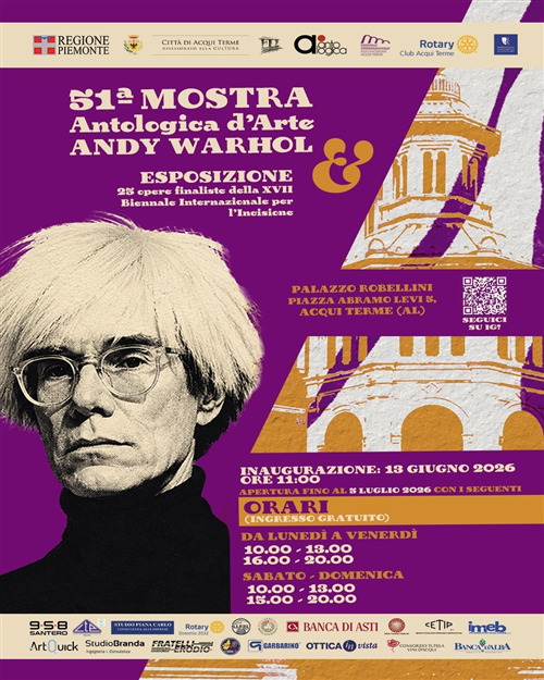 Acqui Terme celebra Andy Warhol