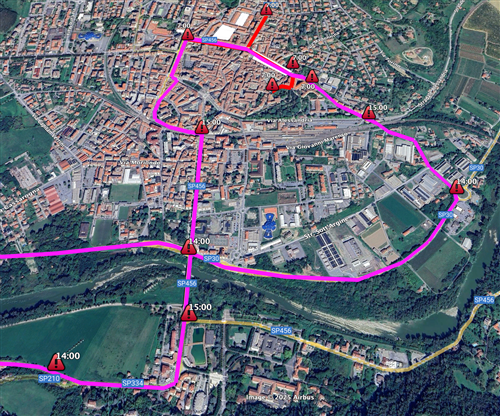 Gran Piemonte 2025 - 9 ottobre - Modifiche alla viabilità per la corsa ciclistica